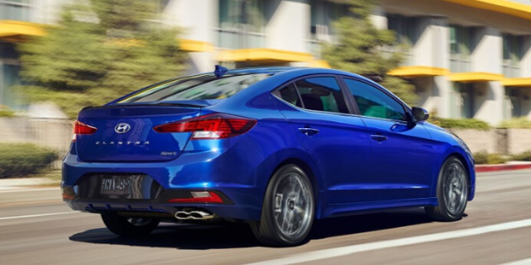 Blue 2020 Hyundai Elantra