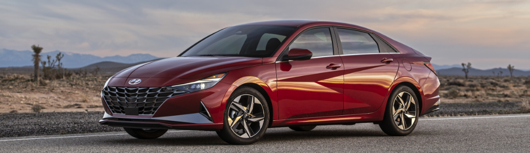 Red 2021 Hyundai Elantra
