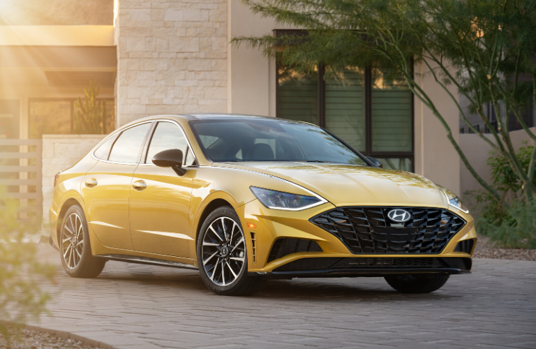 Yellow 2020 Hyundai Sonata