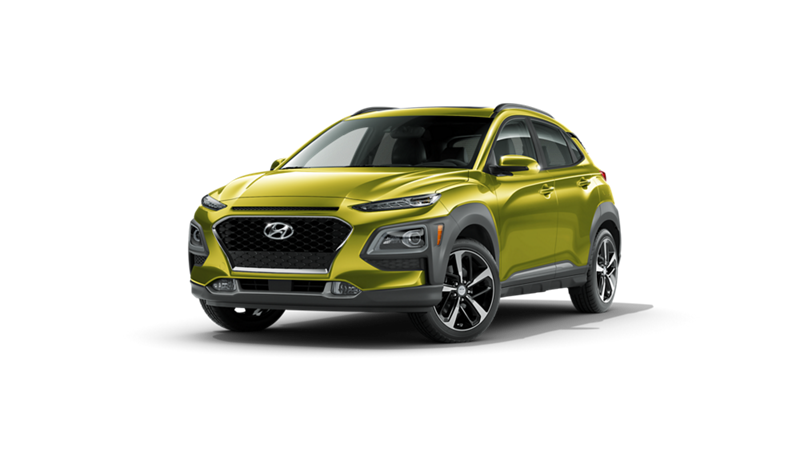 2020 Hyundai Kona in Lime Twist 