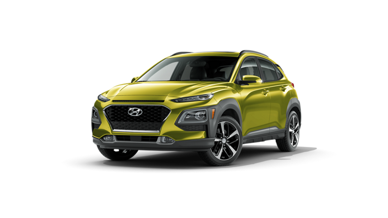 2020 Hyundai Kona in Lime Twist