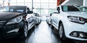 Closeup of two vehicles