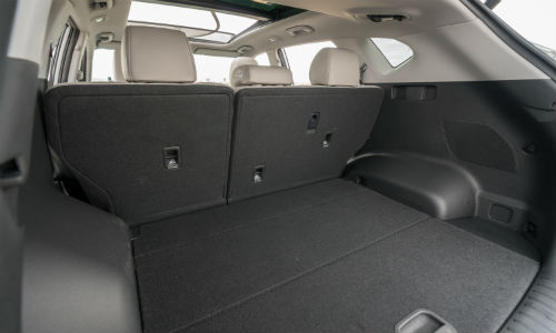 Cargo area in 2021 Hyundai Tucson