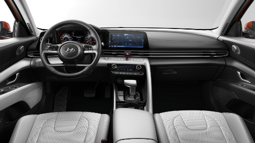 2021 Hyundai Elantra with Gray Cloth interior