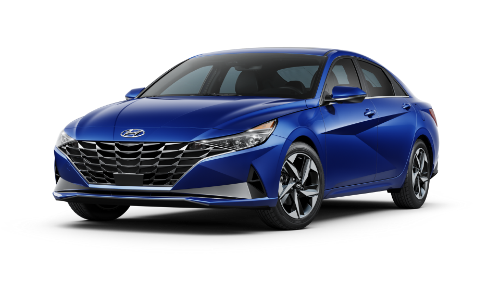 2021 Hyundai Elantra in Intense Blue