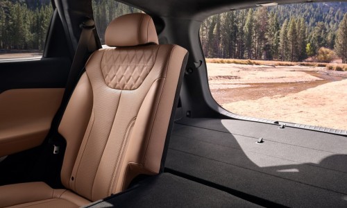 Seat and trunk in 2021 Hyundai Santa Fe