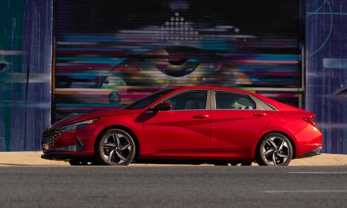 Red 2021 Hyundai Elantra