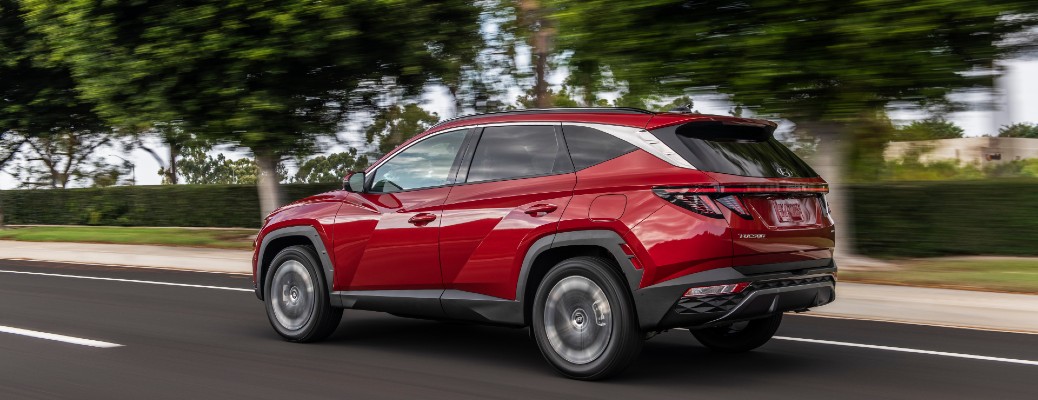 Red 2022 Hyundai Tucson