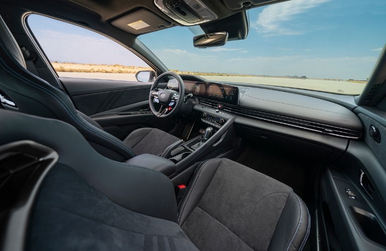 2022 Hyundai Elantra N Front Seats and Steering Wheel