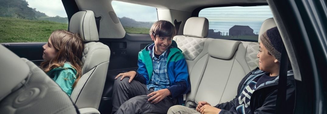 Kids in the Back of a 2021 Hyundai Palisade