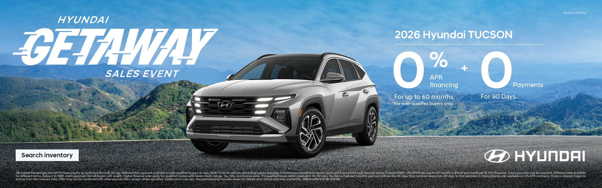 West Hyundai 2026 Getaway Sales Event Offer