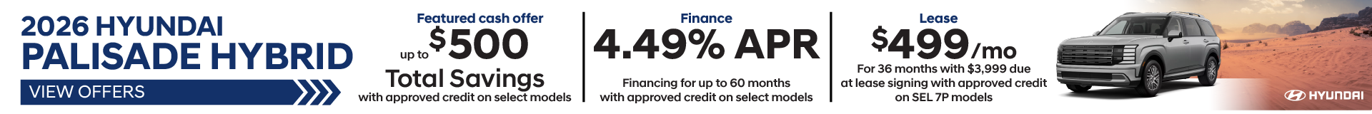 2026 Hyundai PALISADE Hybrid