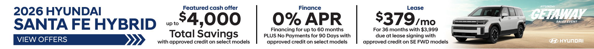 2026 Hyundai Santa Fe Hybrid