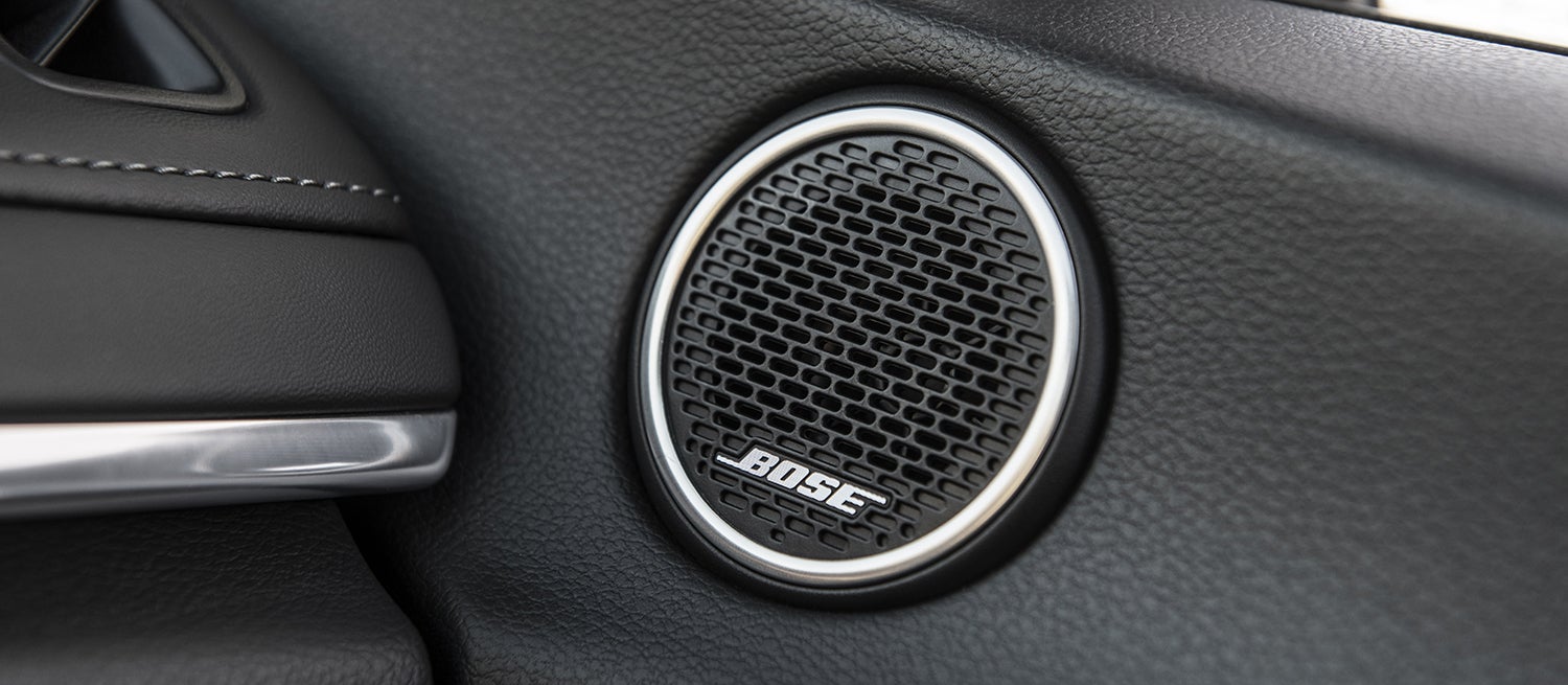 Interior view of the 2023 Hyundai Sonata Hybrid, showcasing the speaker system